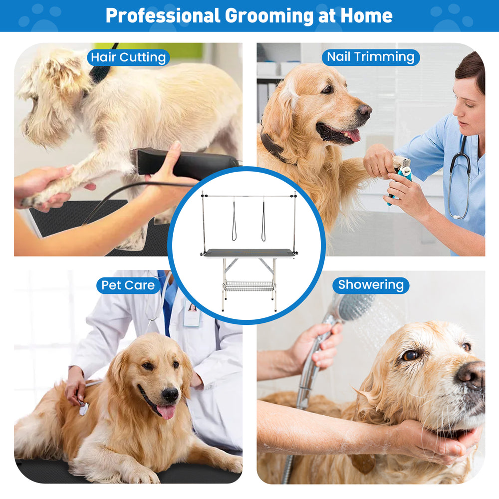 Foldable Dog Grooming Table with Height Adjustable Arms - view 7