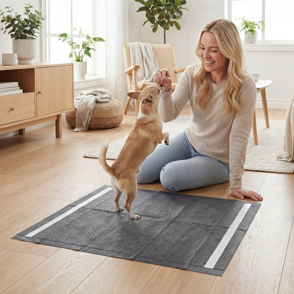 24" x 24" Charcoal Dog Pee Pads 6-Layer for Dogs Pet Supplies - view 2