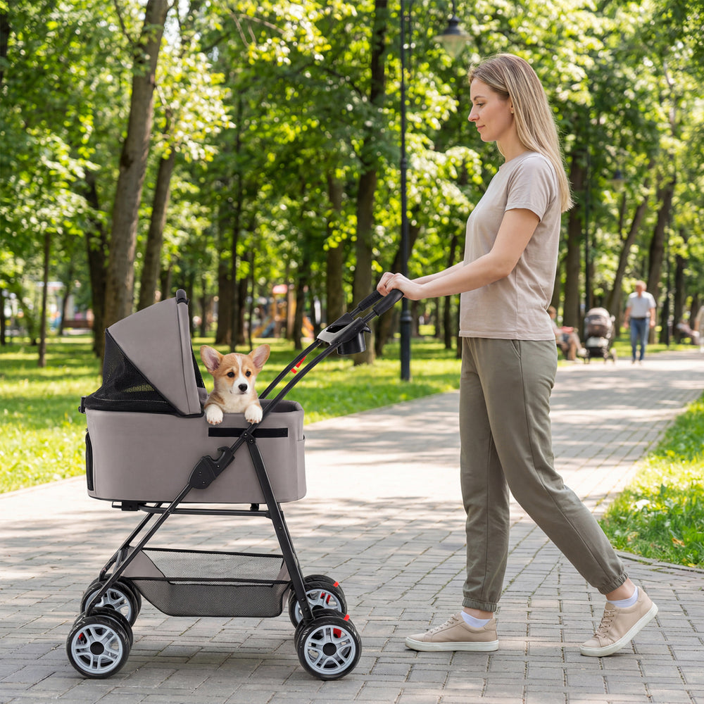 3 in 1 Pet Stroller with Removable Carrier up to 33 lbs - view 3