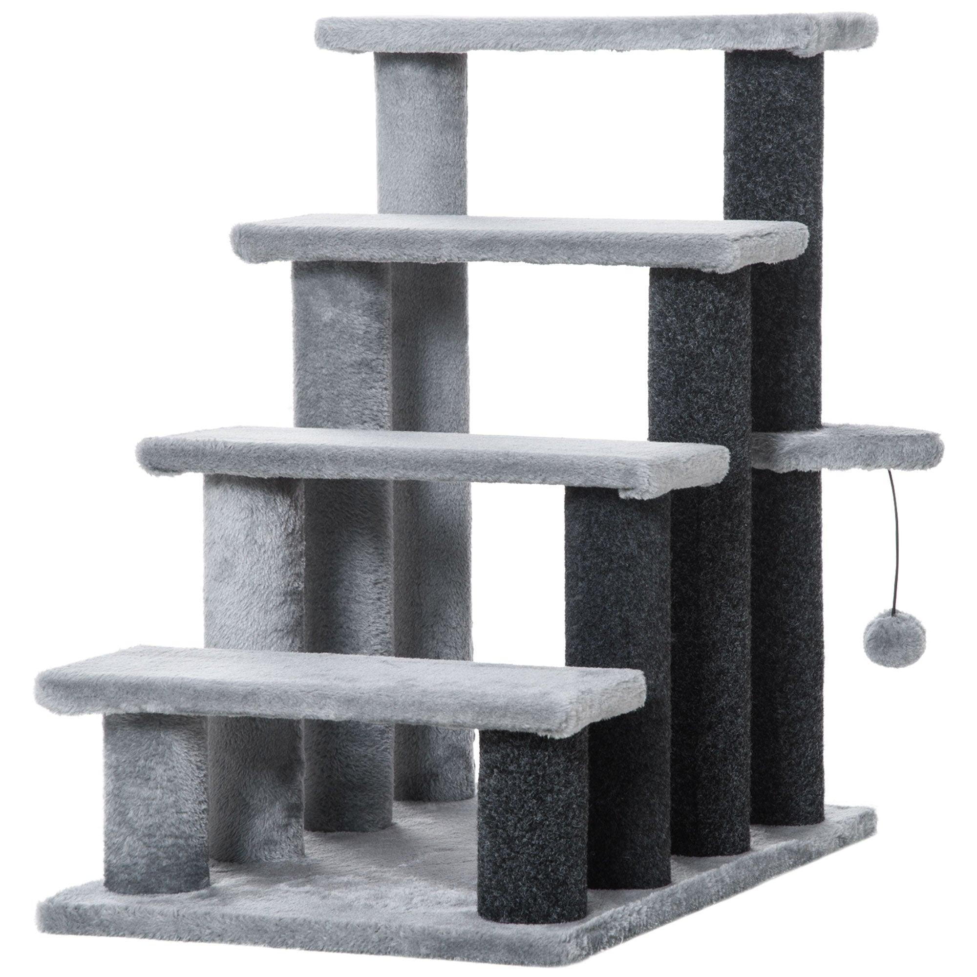 Cat Stairs for Bed, Couch 4 Steps, Small Cat Tree for Indoor Cats