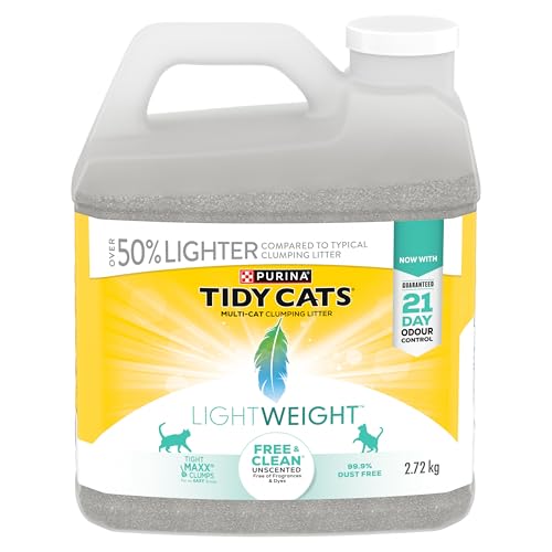 Tidy Cats Free & Clean Lightweight Unscented Multi-Cat Litter clumping clay litter box - feature view 13