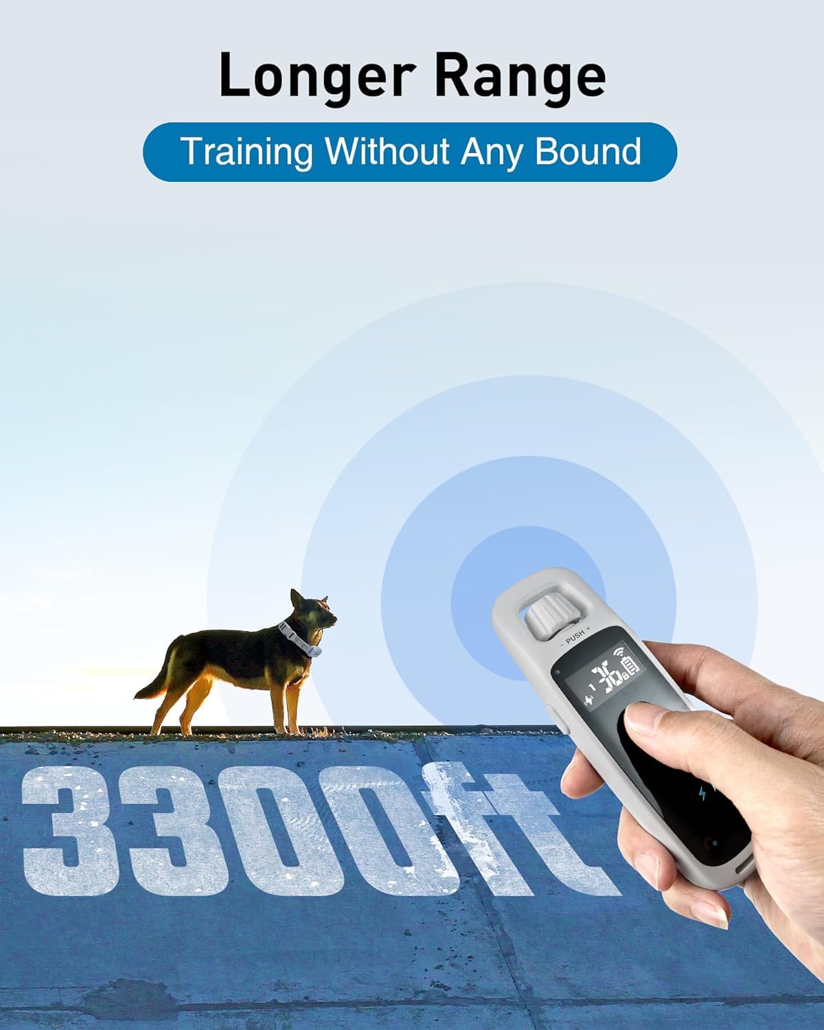 ABBIDOT 3300 ft Dog Training Collar | 5 Modes, 88 Levels, IPX7 - feature view 34