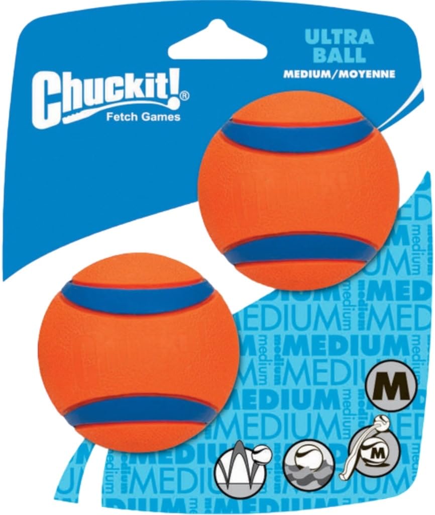 Chuckit! Ultra Ball Medium (2.5 in) 2-Pack | High-Bounce Rubber Fetch Toy - feature view 31