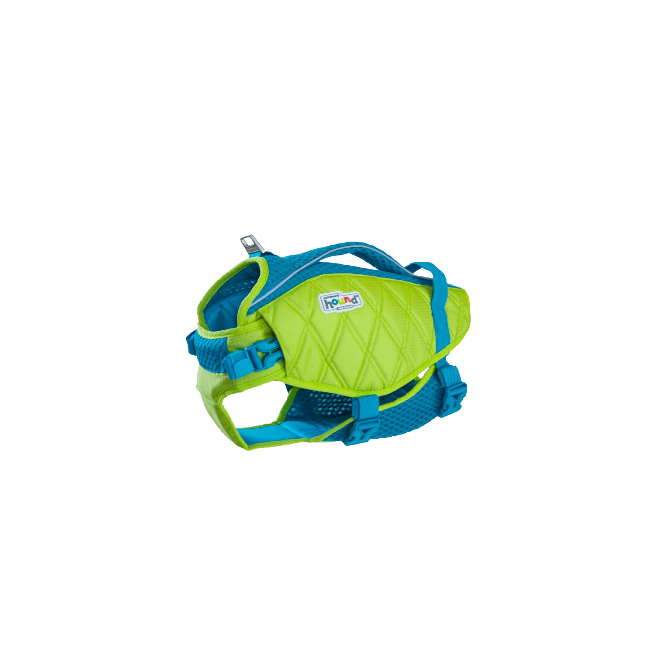 Outward Hound Granby Splash Orange Dog Life Jacket (Large) | Ripstop Vest - Small (Chest Girth: 16"-20") / Green