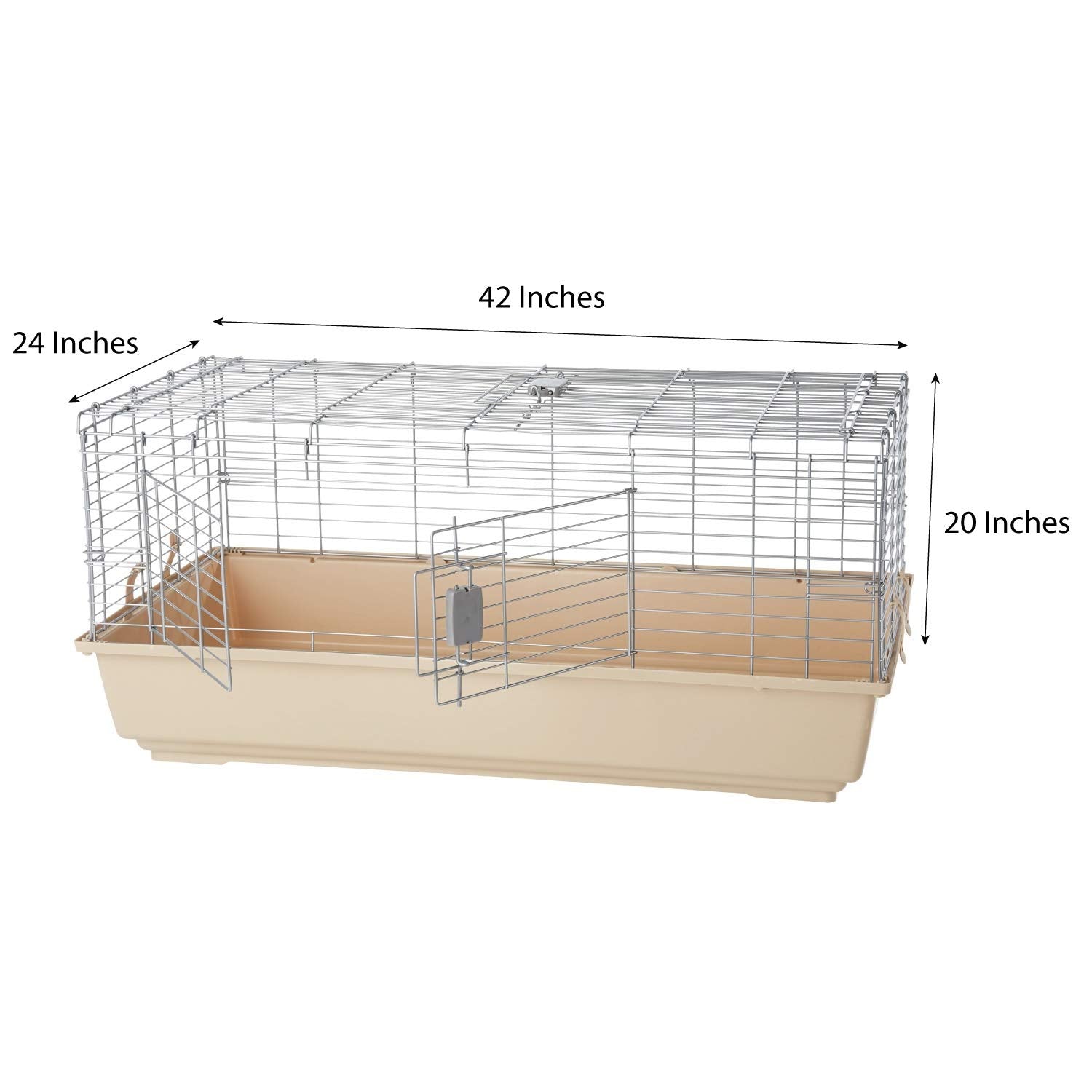 Amazon Basics Jumbo Top-Access Rabbit, Guinea Pig & Ferret Cage - feature view 11