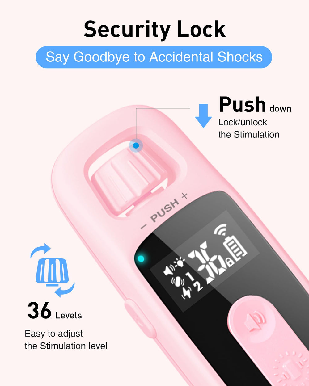 ABBIDOT 3300 ft Dog Training Collar | 5 Modes, 88 Levels, IPX7 - feature view 46