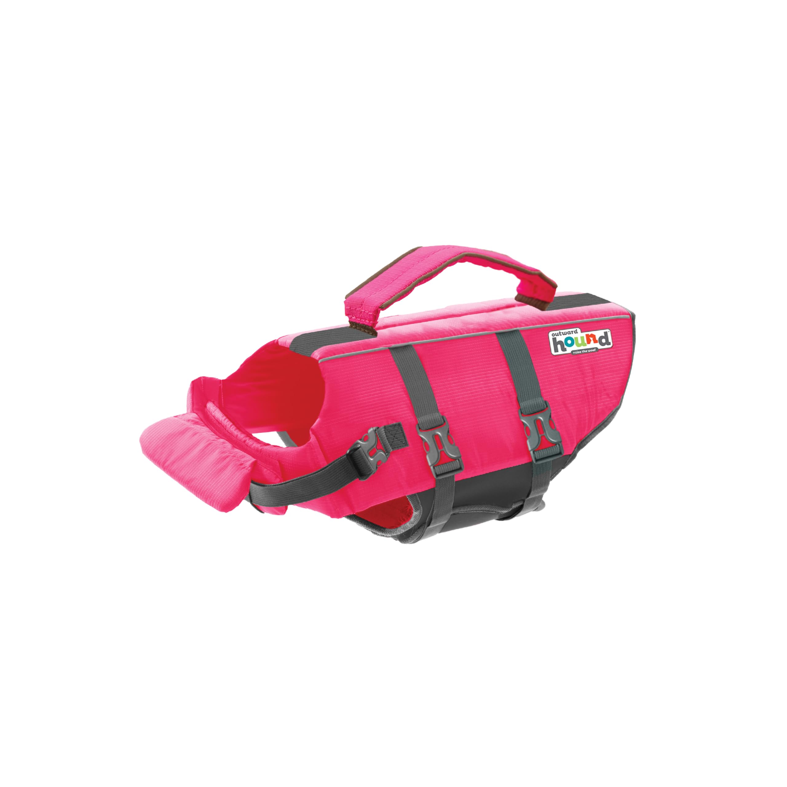 Outward Hound Granby Splash Orange Dog Life Jacket (Large) | Ripstop Vest - Small (Chest Girth: 16"-20") / Pink