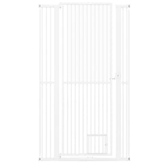 67.5" Extra Tall Pet Gate Heavy-Duty Metal Cat Gate with 30.5"-41" Wide Opening