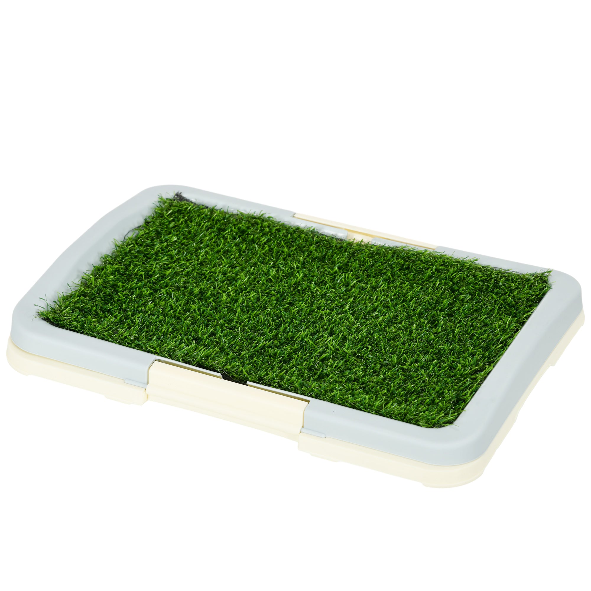 Puppy Training Pad, Indoor Portable Puppy Pad, with Artificial Grass, Grid