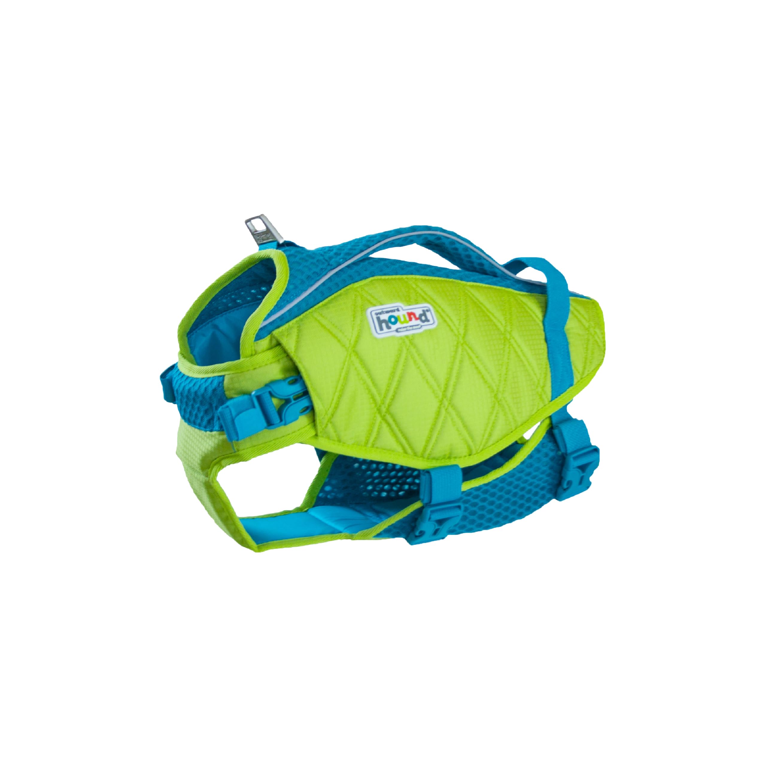 Outward Hound Granby Splash Orange Dog Life Jacket (Large) | Ripstop Vest - X-Large (Chest Girth: 33"-44") / Green