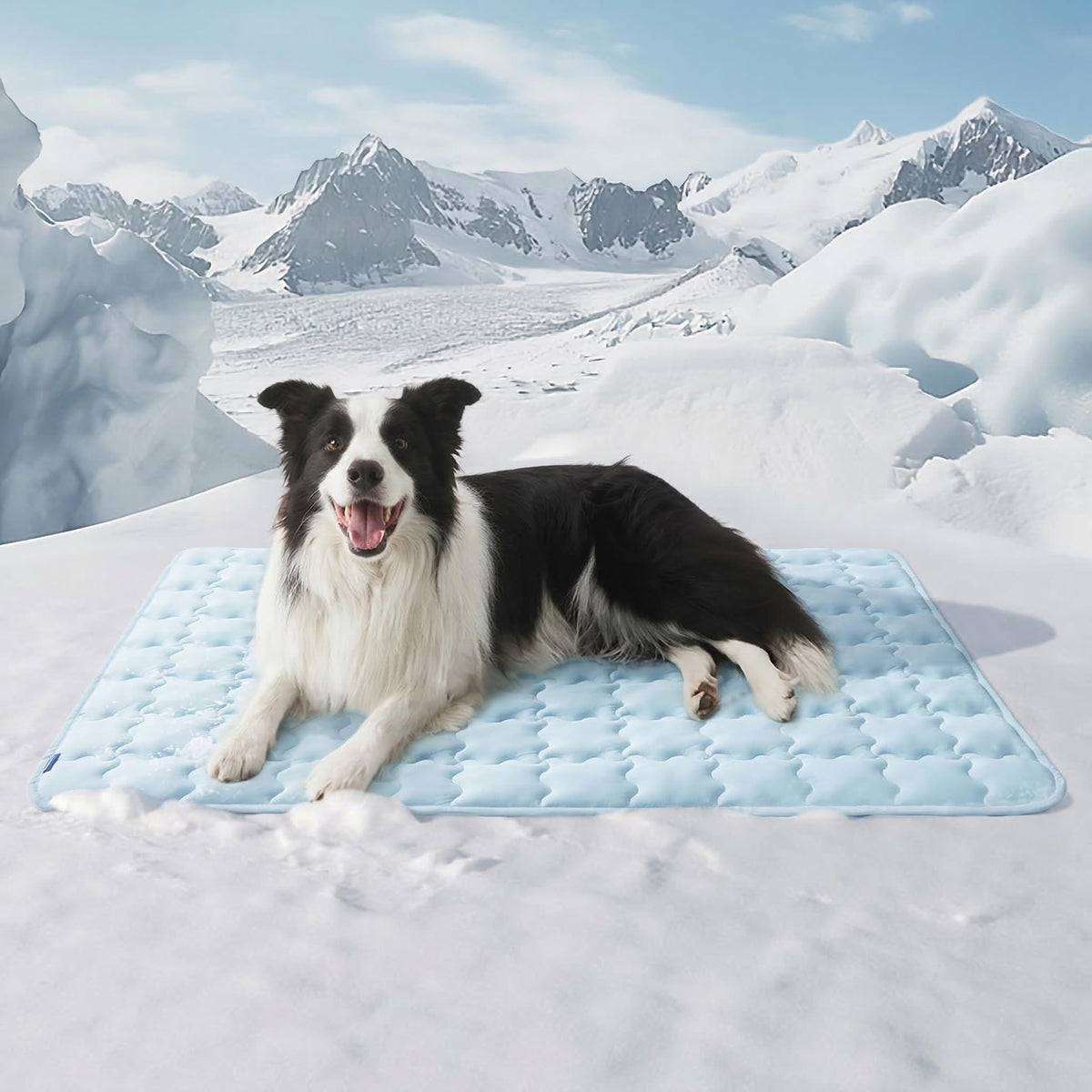 Bedsure Dog Cooling Mat 104 x 71 cm | XL Q-Max>0.5 Washable Pet Cooling Pad