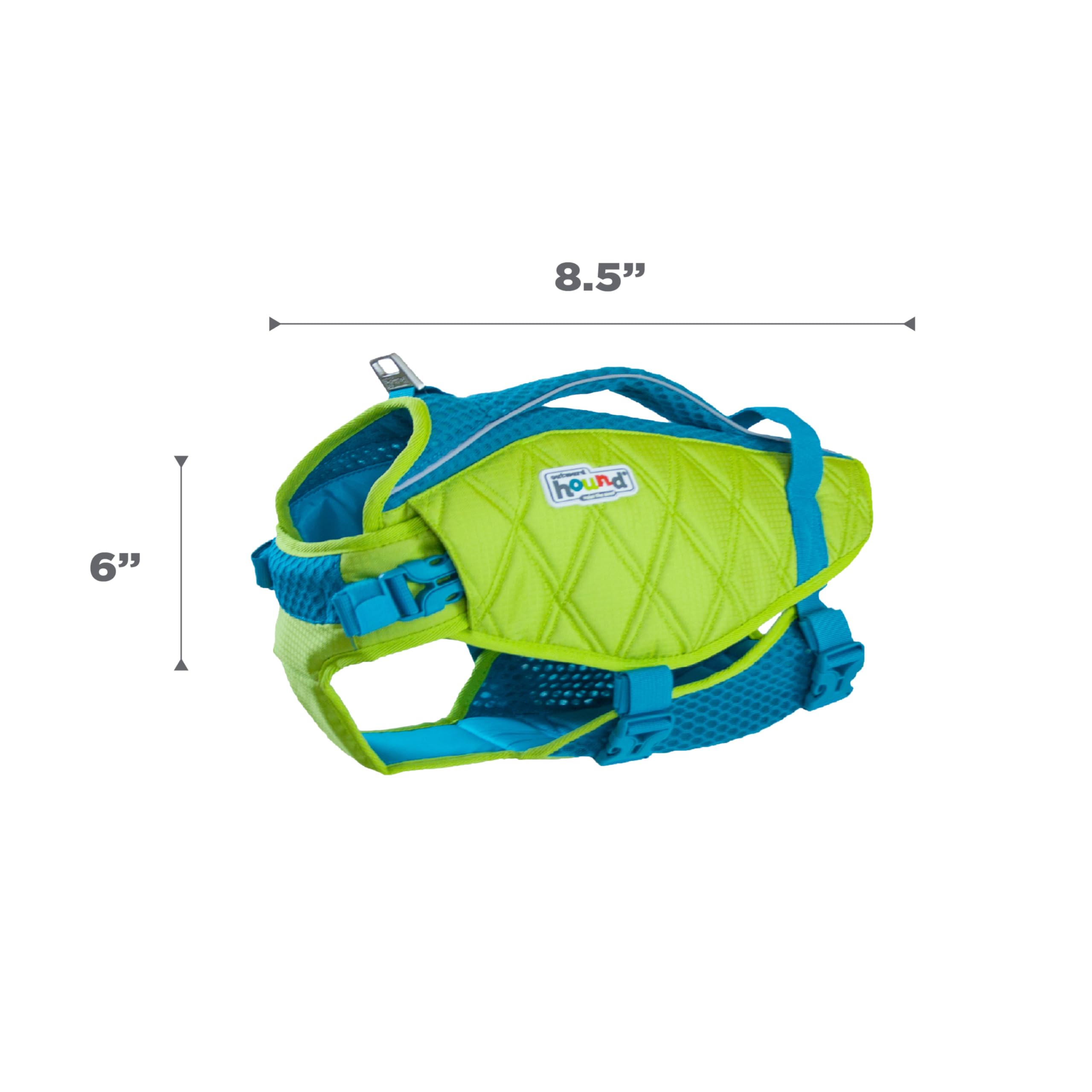 Outward Hound Granby Splash Orange Dog Life Jacket (Large) | Ripstop Vest - view 63