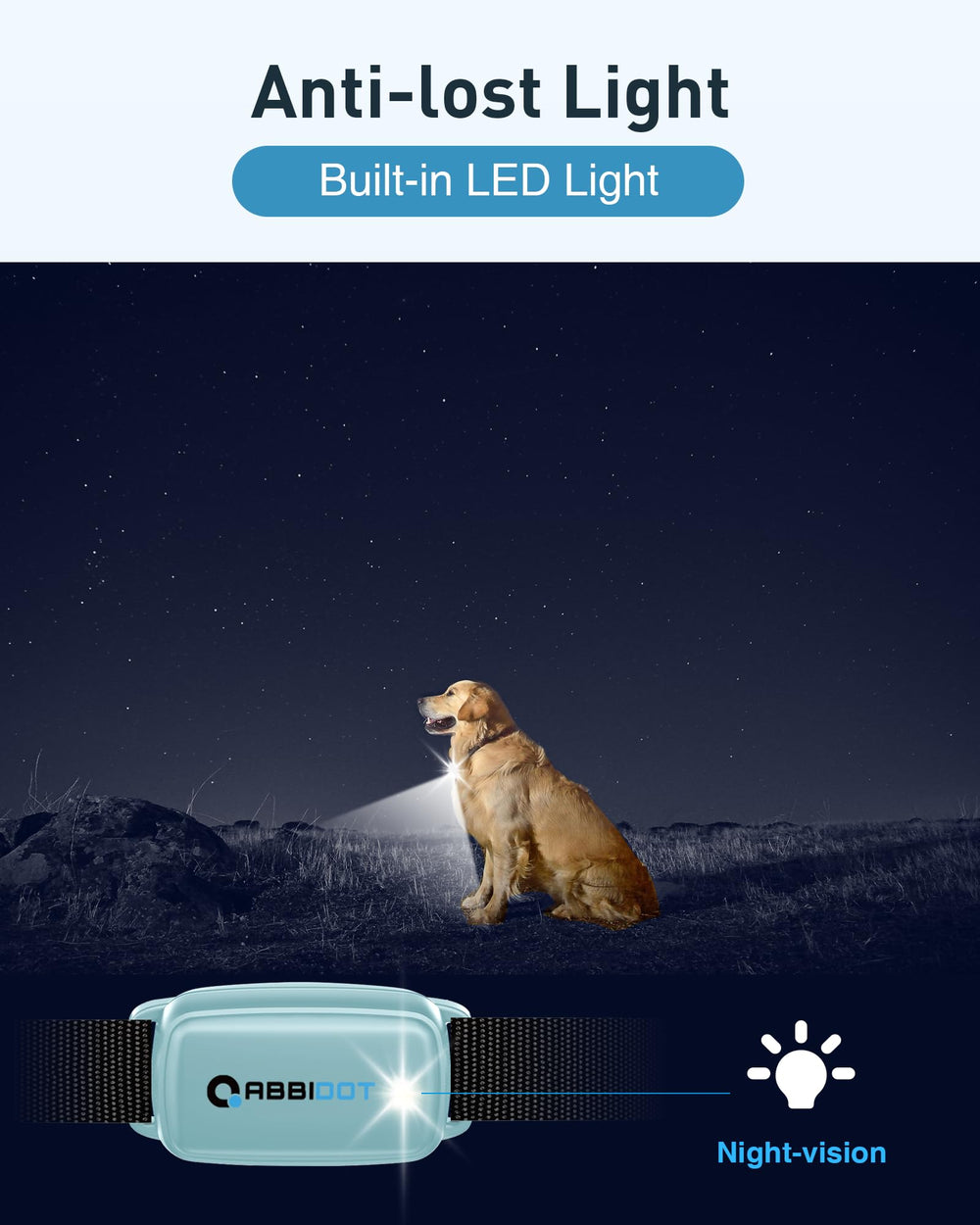 ABBIDOT 3300 ft Dog Training Collar | 5 Modes, 88 Levels, IPX7 - feature view 30