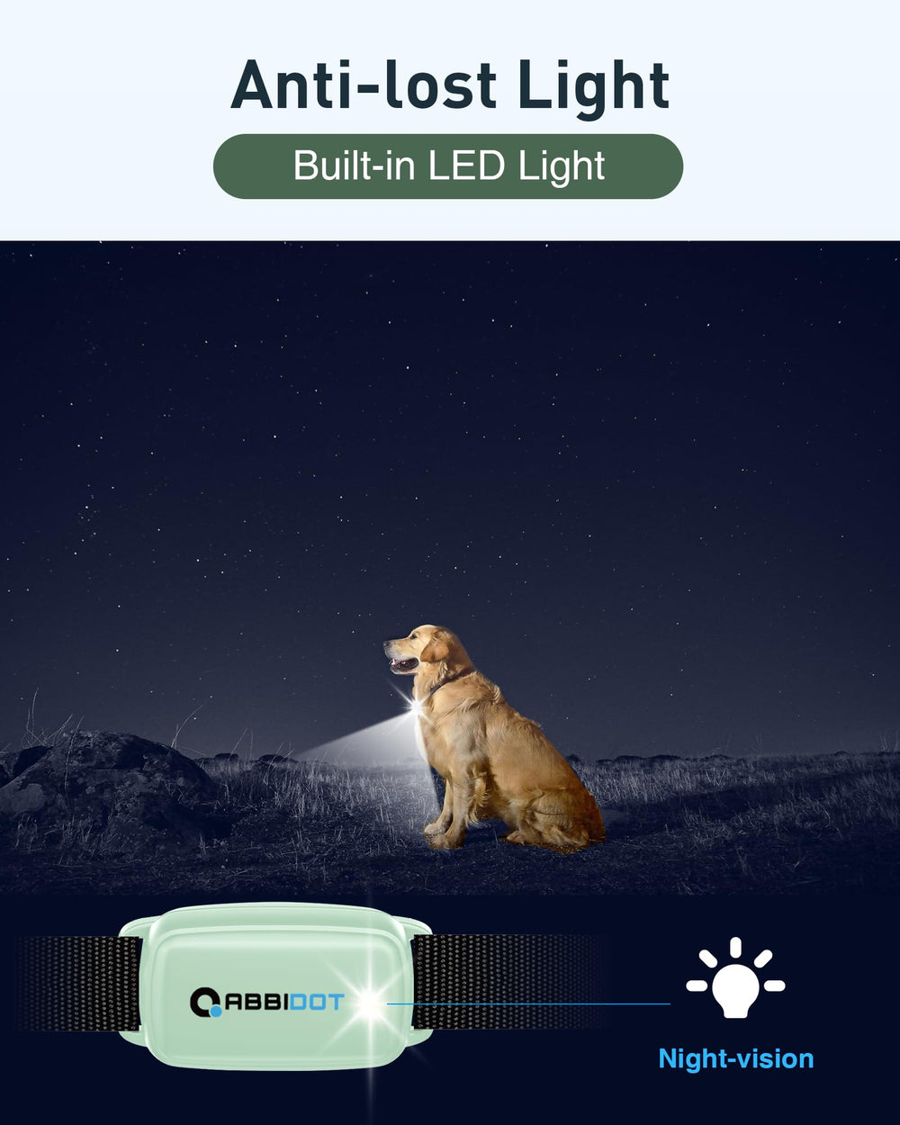 ABBIDOT 3300 ft Dog Training Collar | 5 Modes, 88 Levels, IPX7 - feature view 18