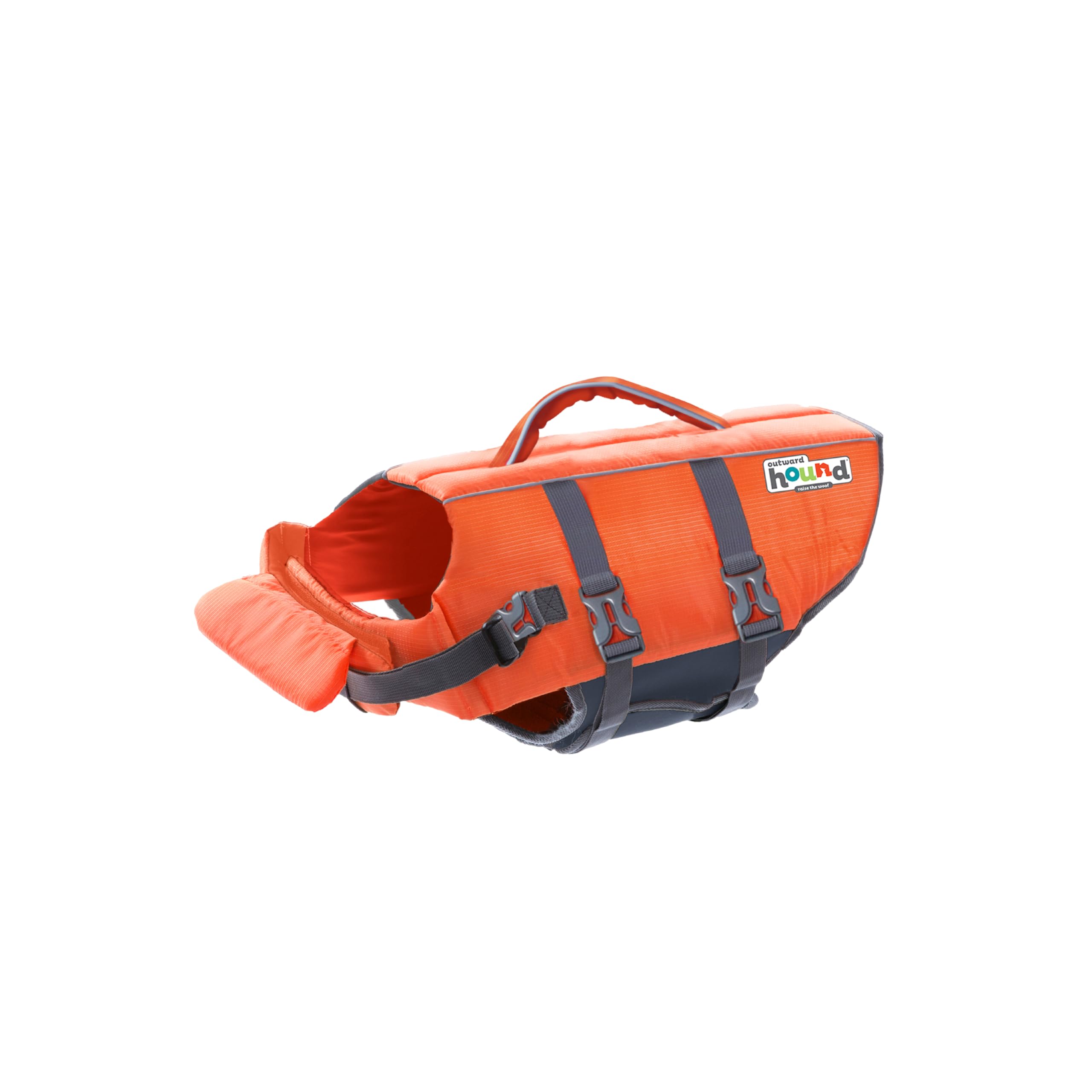 Outward Hound Granby Splash Orange Dog Life Jacket (Large) | Ripstop Vest - Small (Chest Girth: 16"-20") / Orange