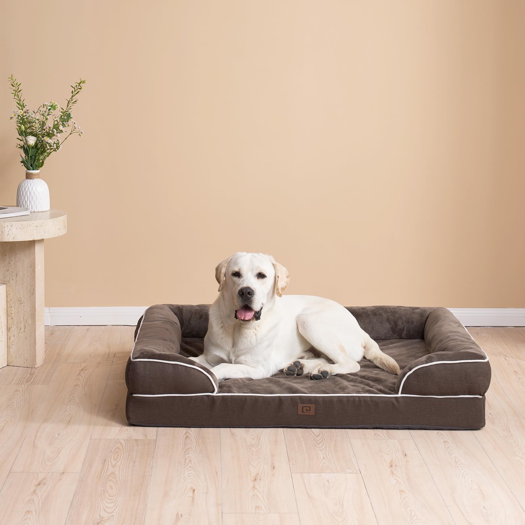 EHEYCIGA Memory Foam XL Orthopedic Dog Bed | Bolster Sides, Waterproof - feature view 38