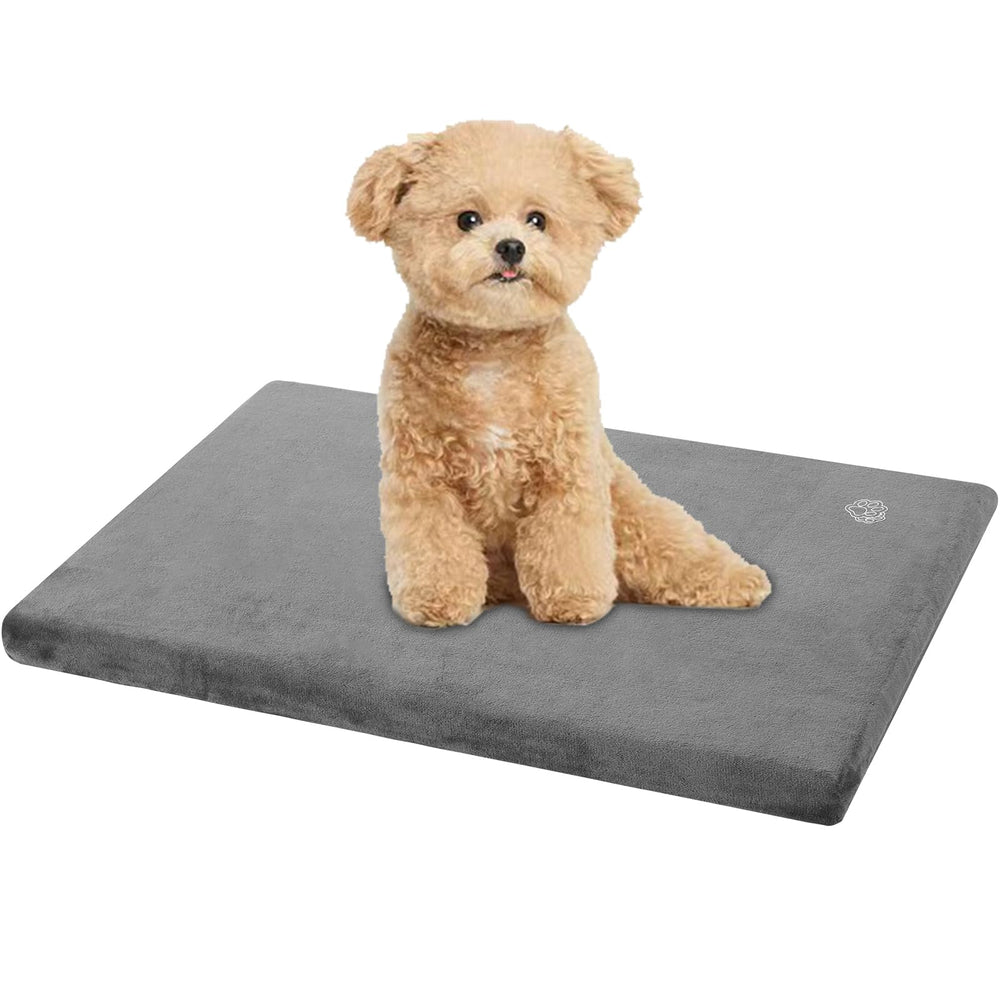 EMPSIGN Reversible Cool & Warm Dog Crate Pad | Waterproof, Washable Cover - 59L x 41W x 8H cm