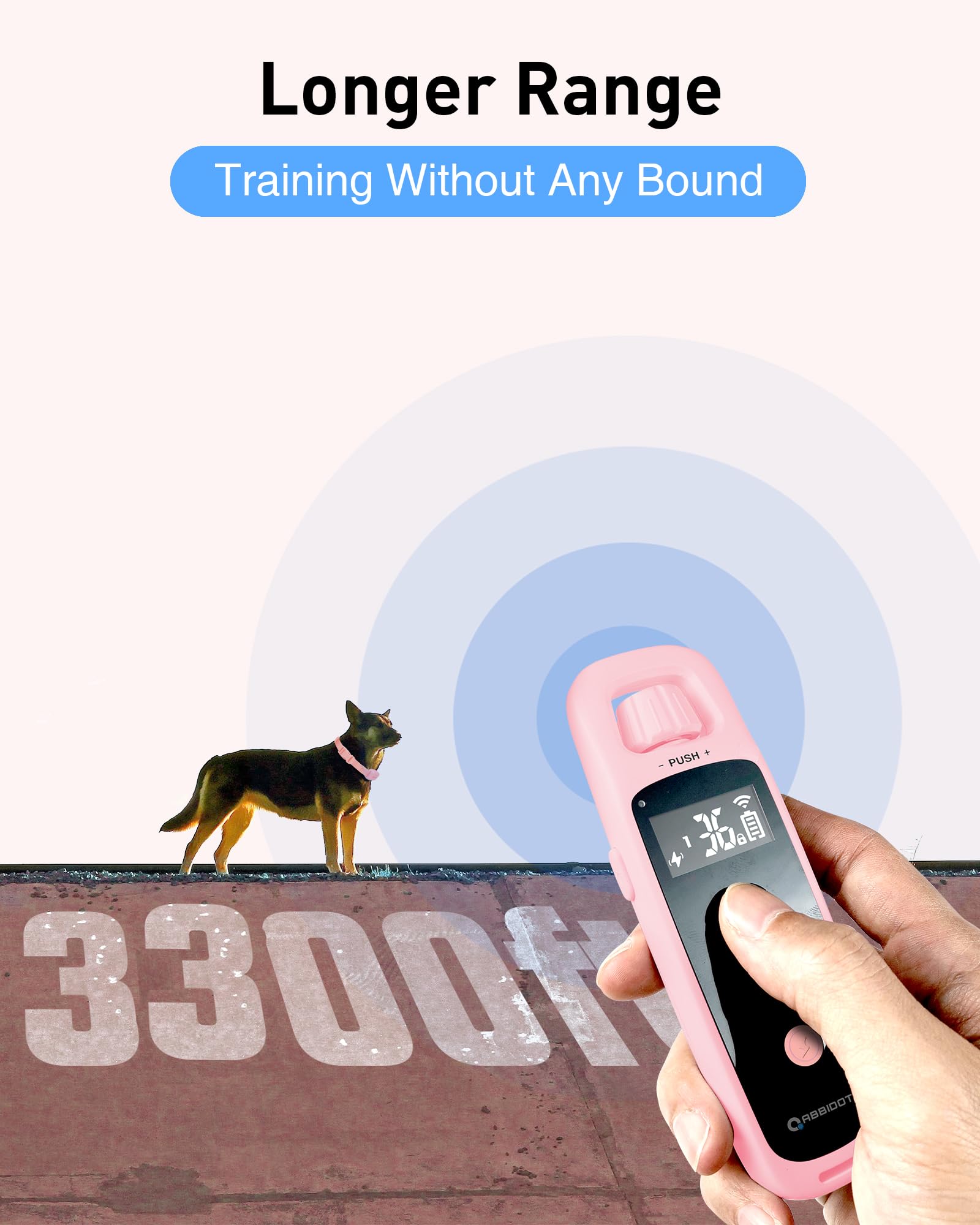ABBIDOT 3300 ft Dog Training Collar | 5 Modes, 88 Levels, IPX7 - feature view 47