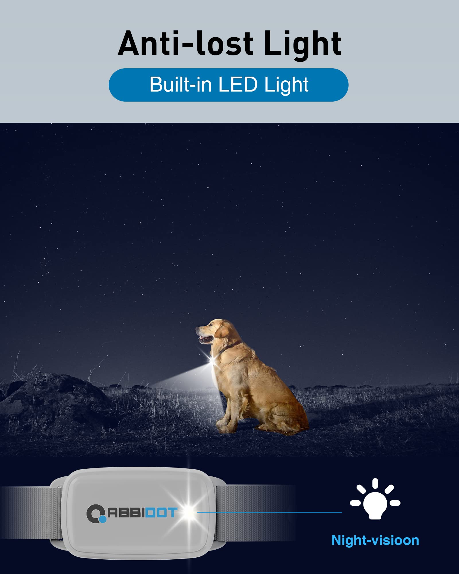 ABBIDOT 3300 ft Dog Training Collar | 5 Modes, 88 Levels, IPX7 - feature view 36