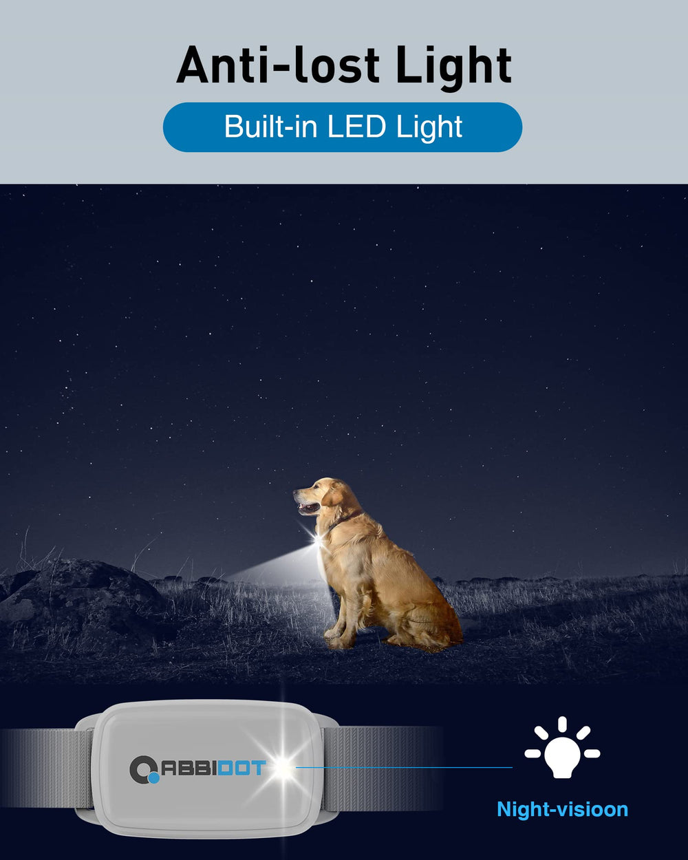 ABBIDOT 3300 ft Dog Training Collar | 5 Modes, 88 Levels, IPX7 - feature view 36