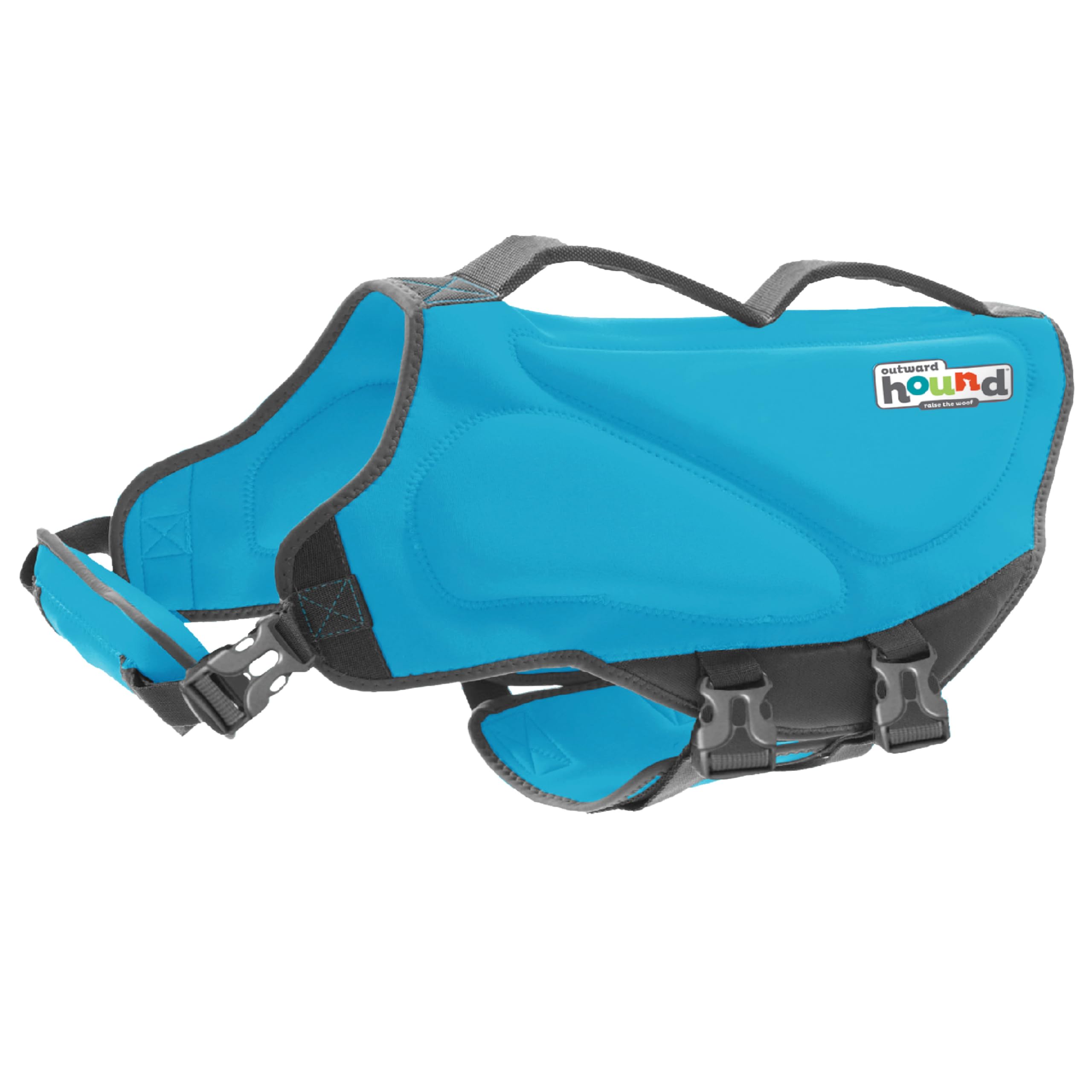 Outward Hound Granby Splash Orange Dog Life Jacket (Large) | Ripstop Vest - feature view 20