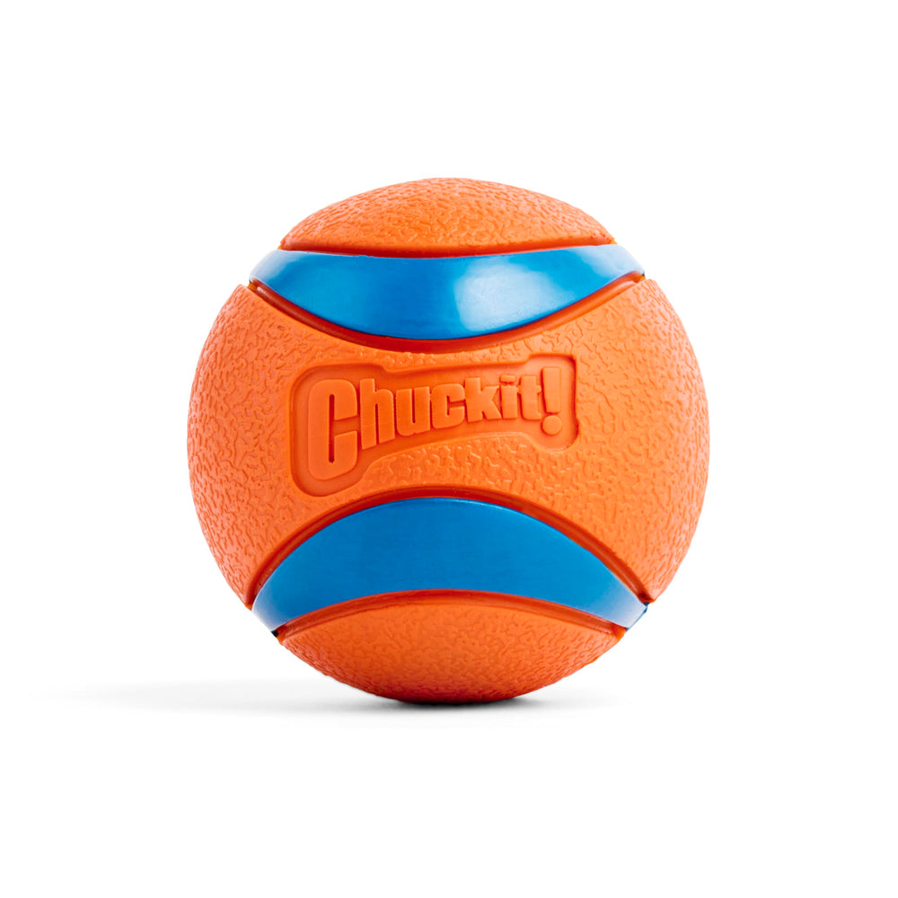 Chuckit! Ultra Ball Medium (2.5 in) 2-Pack | High-Bounce Rubber Fetch Toy - L / 1 Count / Animal Print