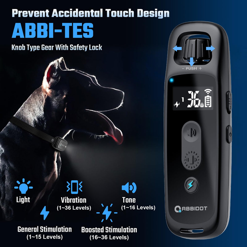 ABBIDOT 3300 ft Dog Training Collar | 5 Modes, 88 Levels, IPX7 - feature view 38