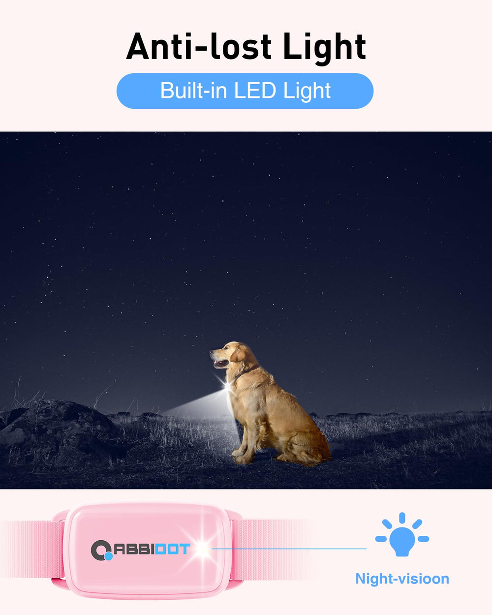 ABBIDOT 3300 ft Dog Training Collar | 5 Modes, 88 Levels, IPX7 - feature view 49