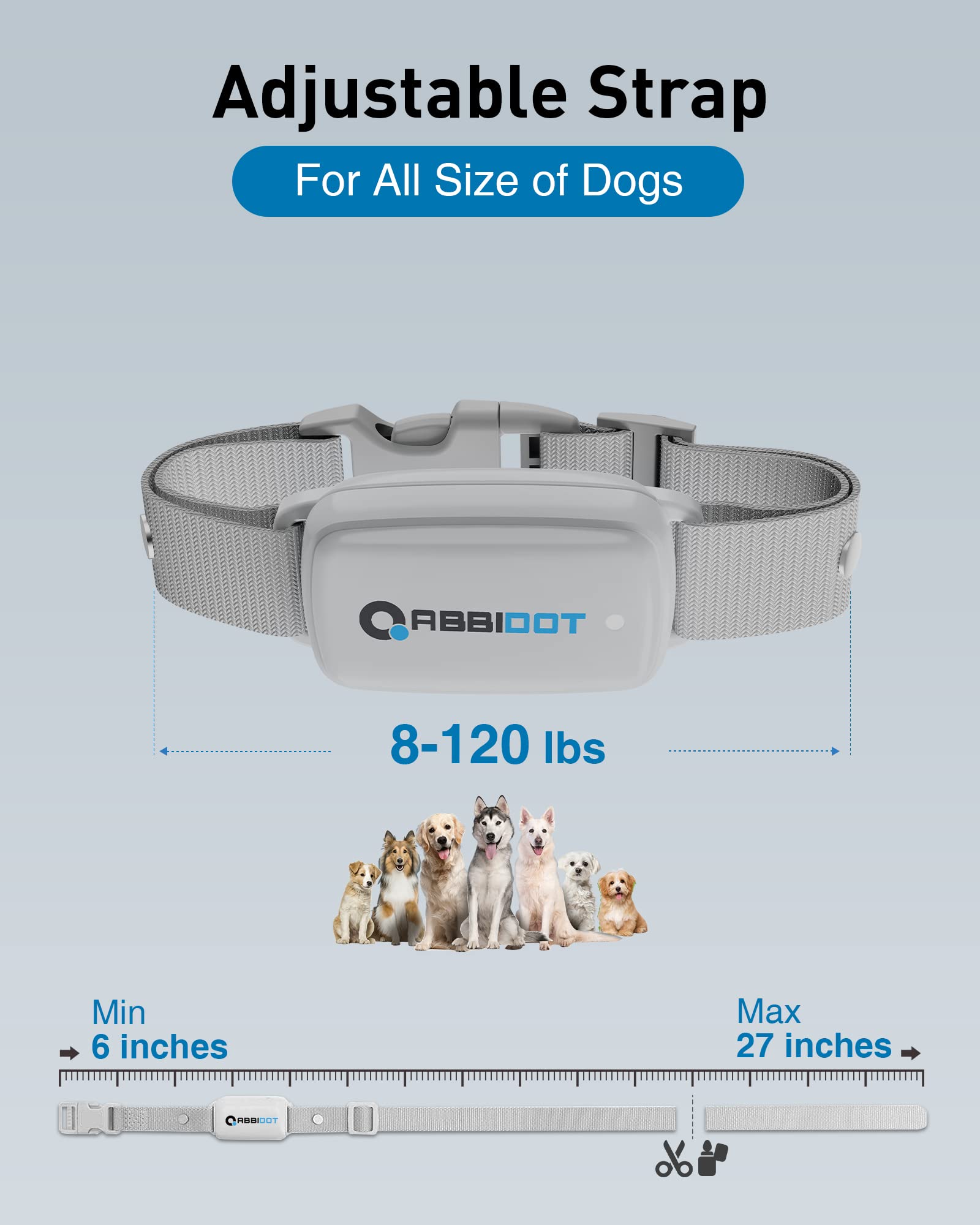 ABBIDOT 3300 ft Dog Training Collar | 5 Modes, 88 Levels, IPX7 - feature view 35