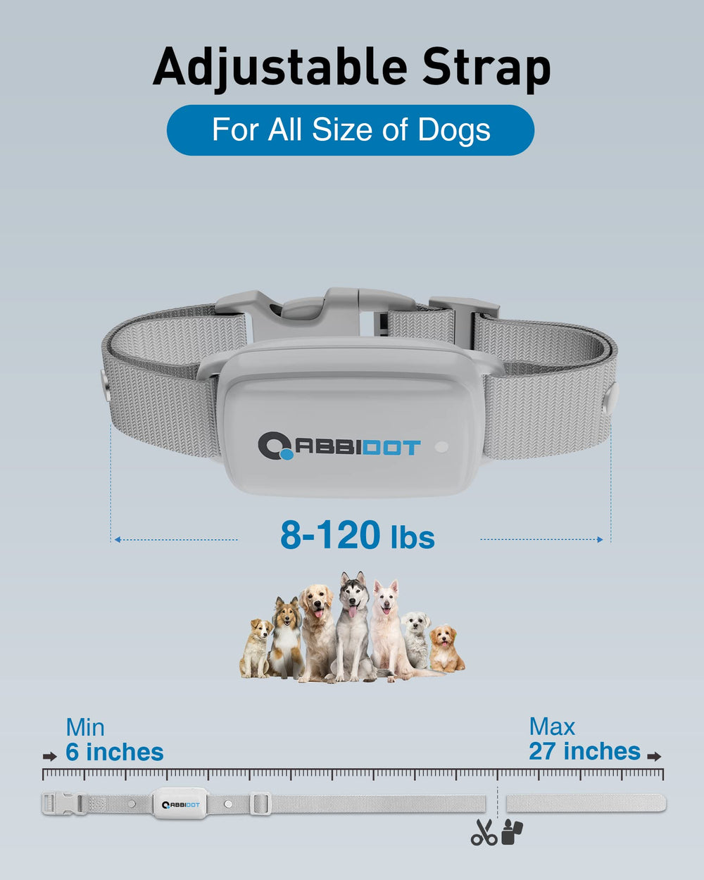 ABBIDOT 3300 ft Dog Training Collar | 5 Modes, 88 Levels, IPX7 - feature view 35