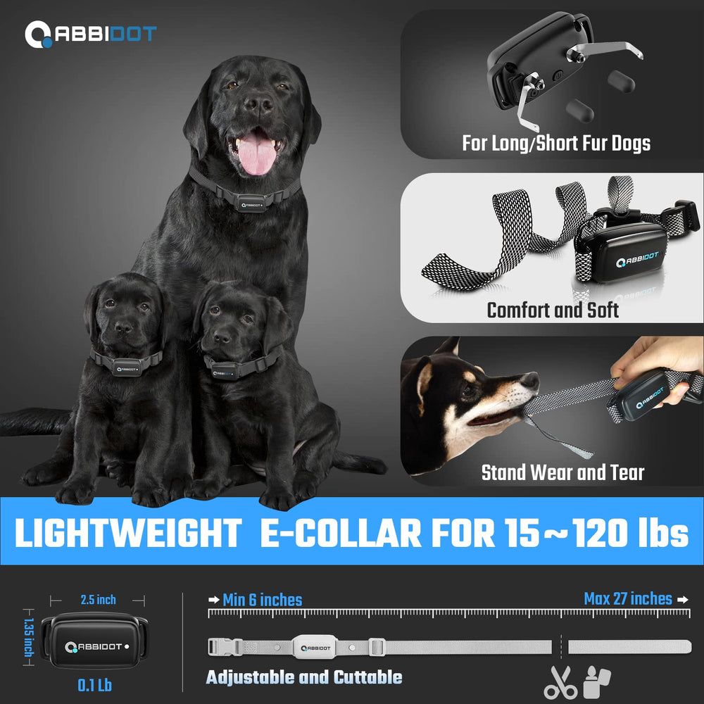 ABBIDOT 3300 ft Dog Training Collar | 5 Modes, 88 Levels, IPX7 - feature view 41