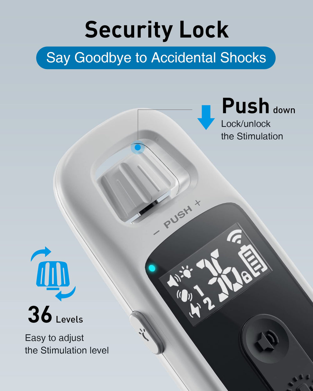 ABBIDOT 3300 ft Dog Training Collar | 5 Modes, 88 Levels, IPX7 - feature view 33
