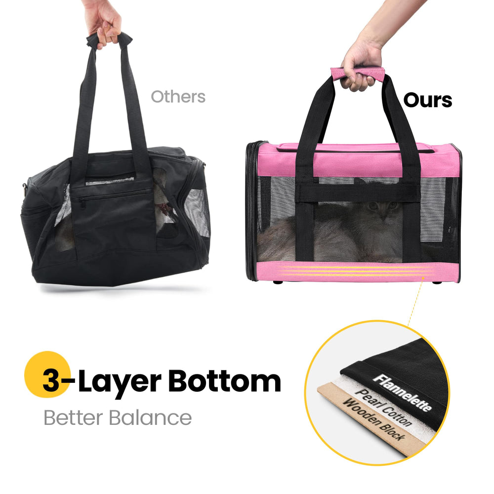 Conlun Airline-Approved Cat Carrier | Soft-Sided with Safety Leash, 15 lb - feature view 21