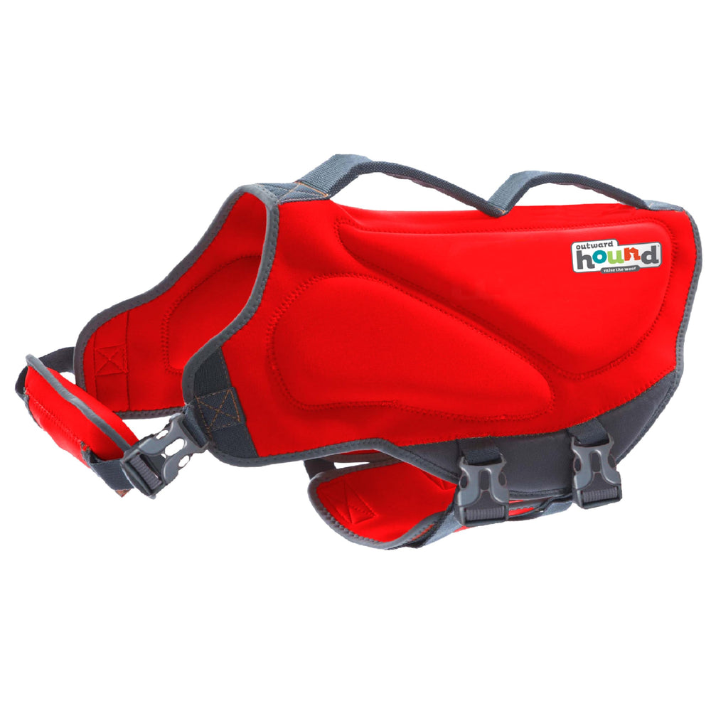 Outward Hound Granby Splash Orange Dog Life Jacket (Large) | Ripstop Vest