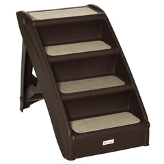4-Level Portable Pet Stairs, Foldable Dog Ramp, Lightweight Cat Steps