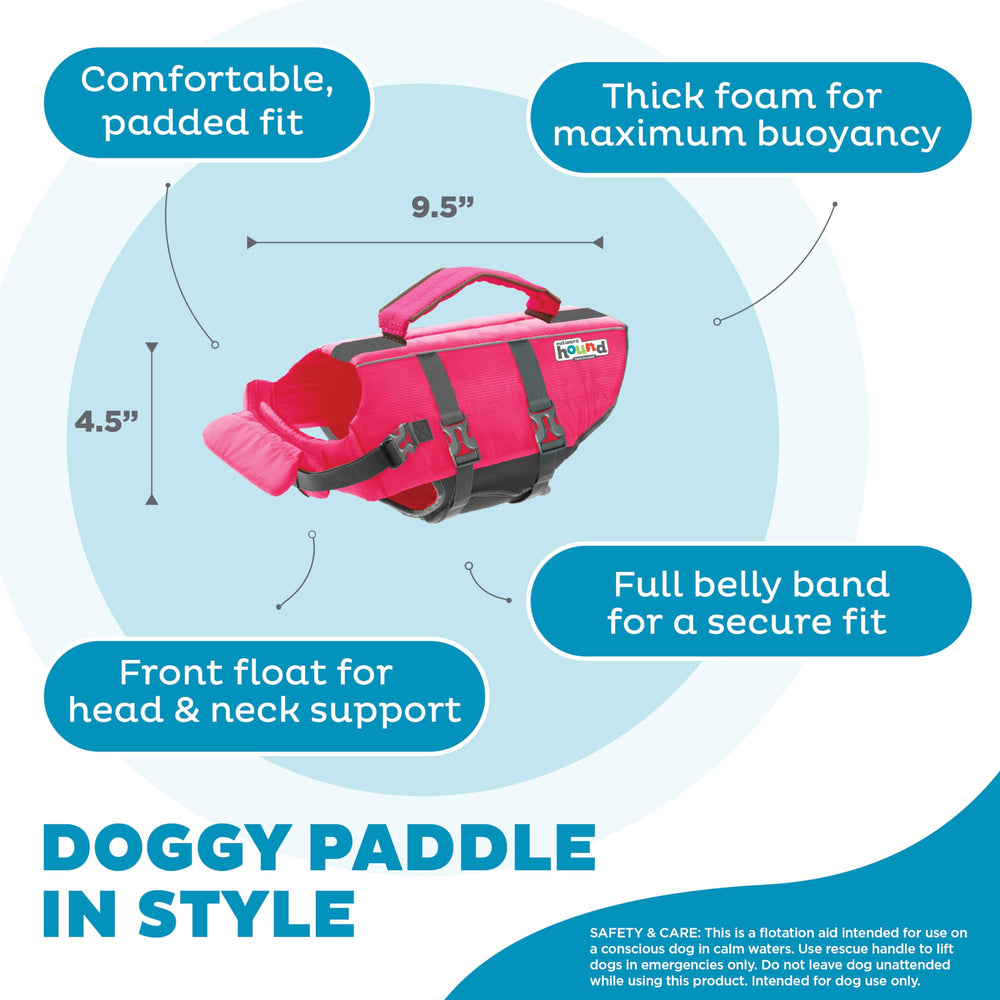 Outward Hound Granby Splash Orange Dog Life Jacket (Large) | Ripstop Vest - view 53