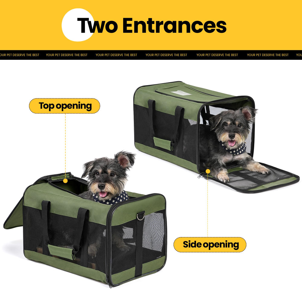 Conlun Airline-Approved Cat Carrier | Soft-Sided with Safety Leash, 15 lb - feature view 26