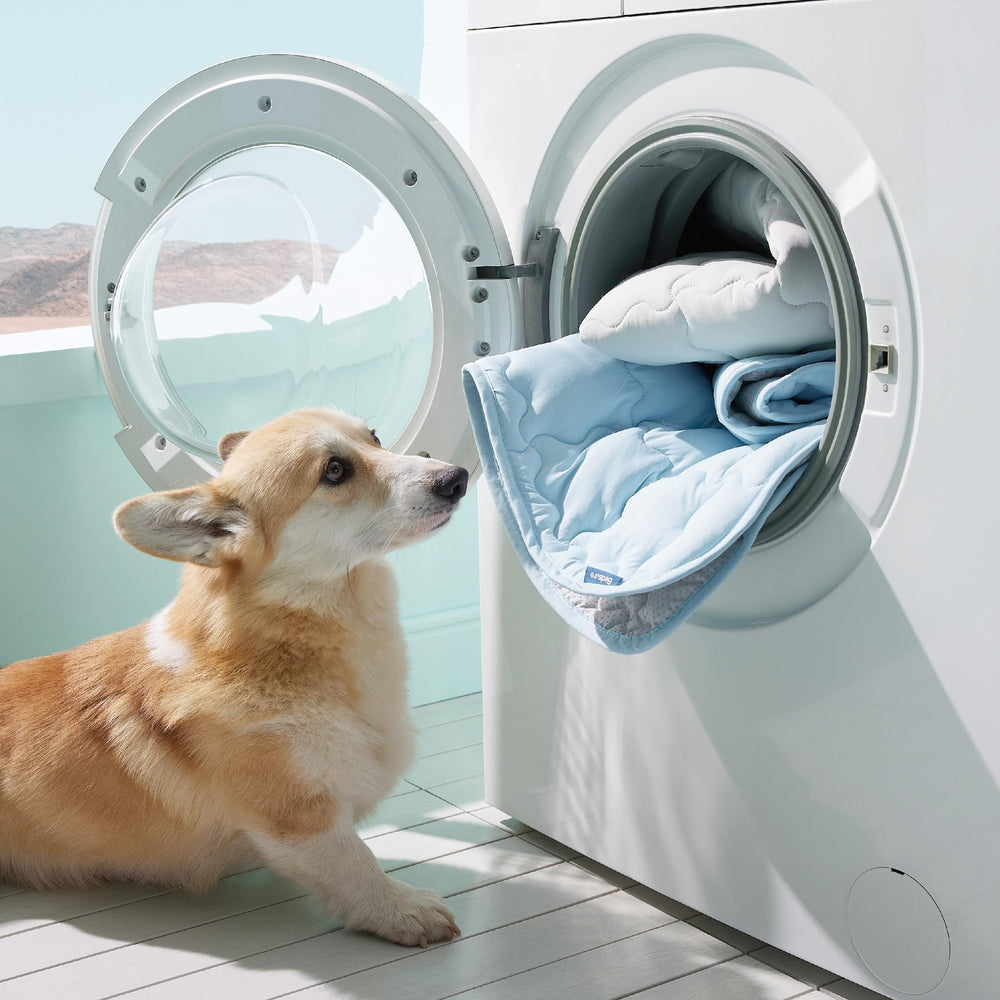 Bedsure Dog Cooling Mat 104 x 71 cm | XL Q-Max>0.5 Washable Pet Cooling Pad - feature view 11