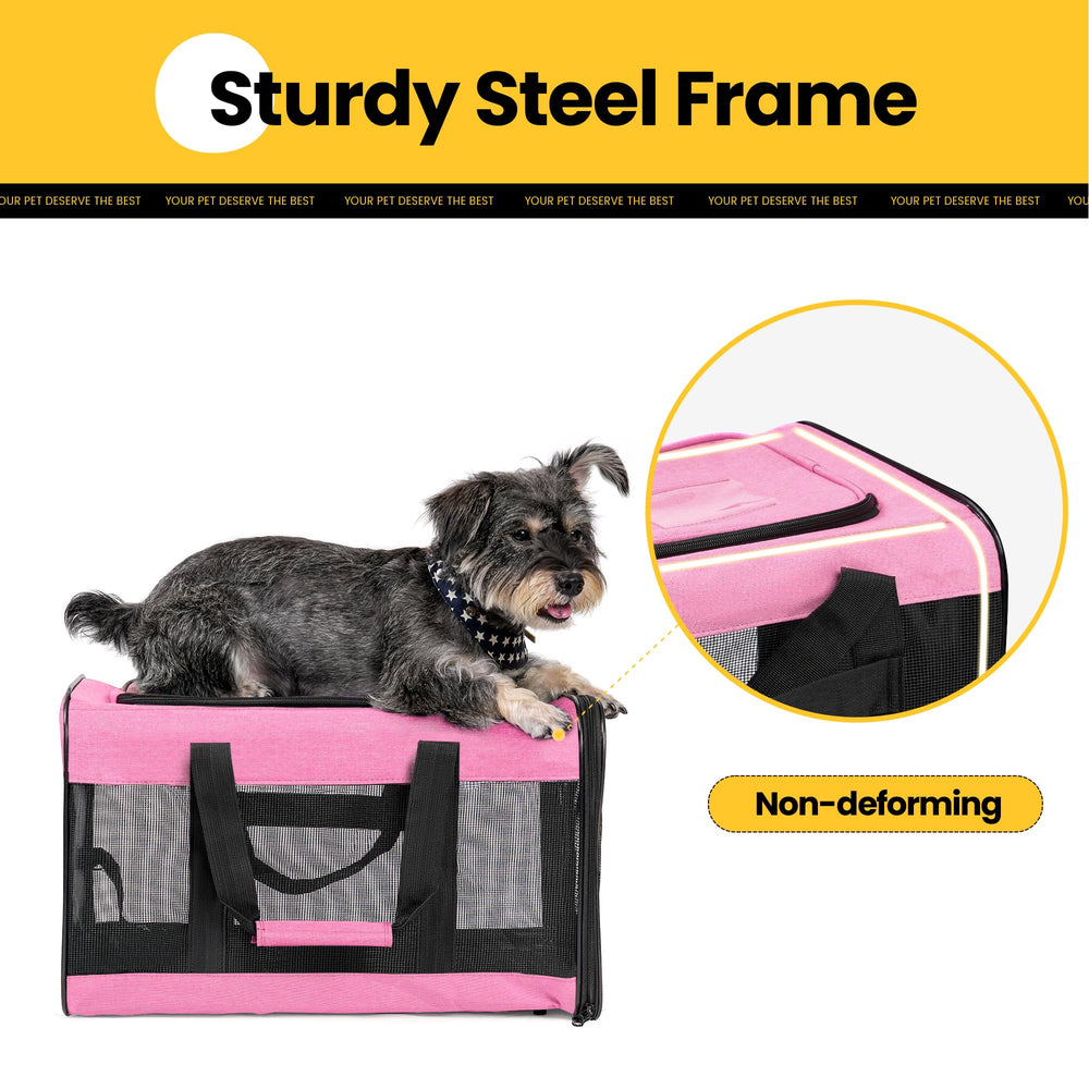 Conlun Airline-Approved Cat Carrier | Soft-Sided with Safety Leash, 15 lb - feature view 22