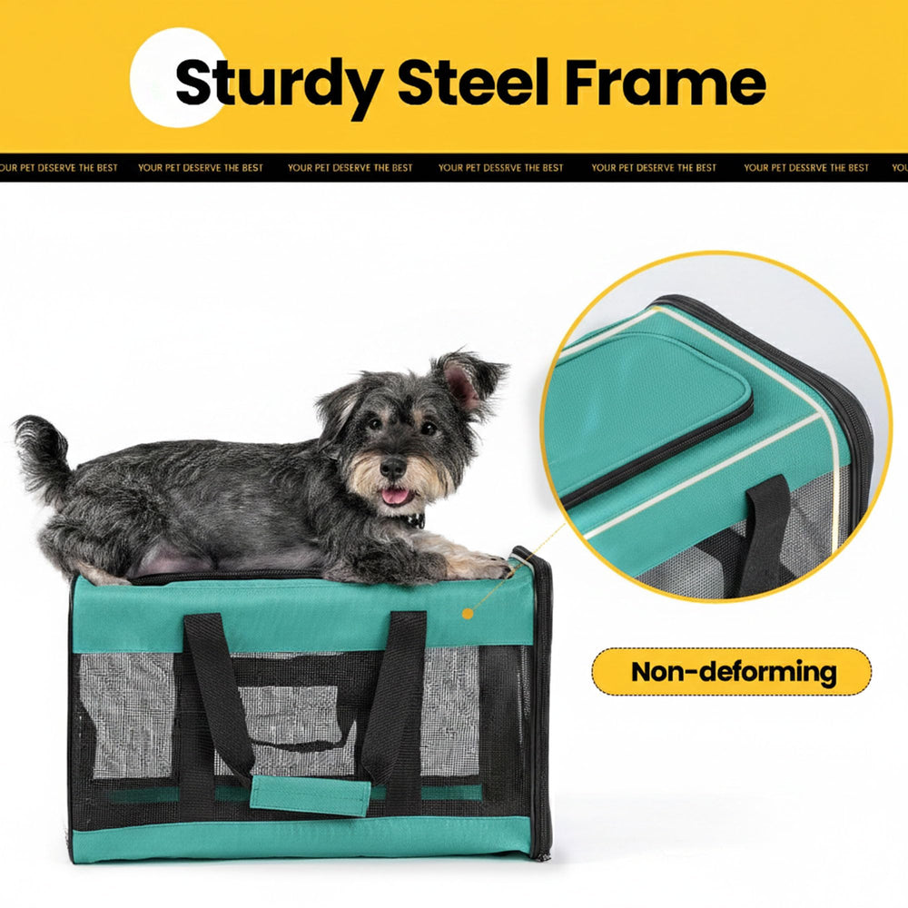 Conlun Airline-Approved Cat Carrier | Soft-Sided with Safety Leash, 15 lb - view 51