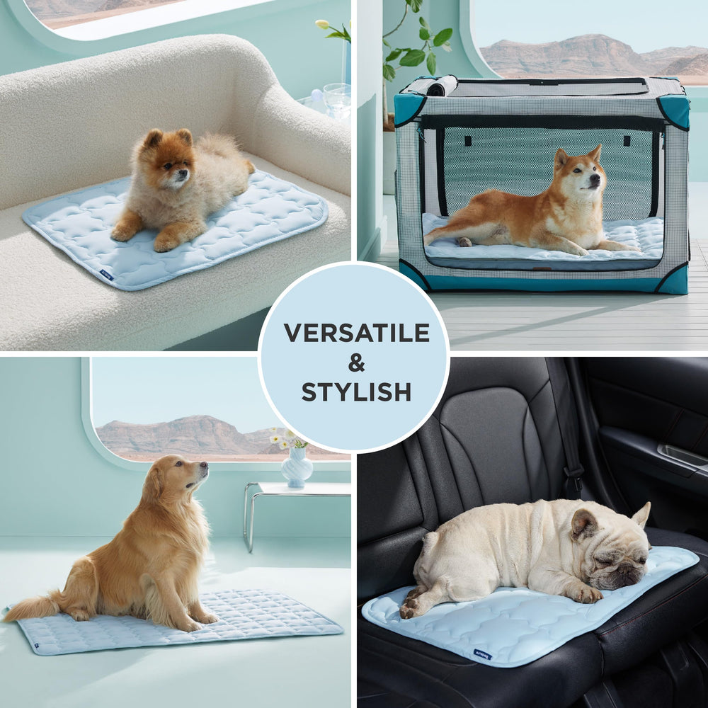 Bedsure Dog Cooling Mat 104 x 71 cm | XL Q-Max>0.5 Washable Pet Cooling Pad - feature view 17