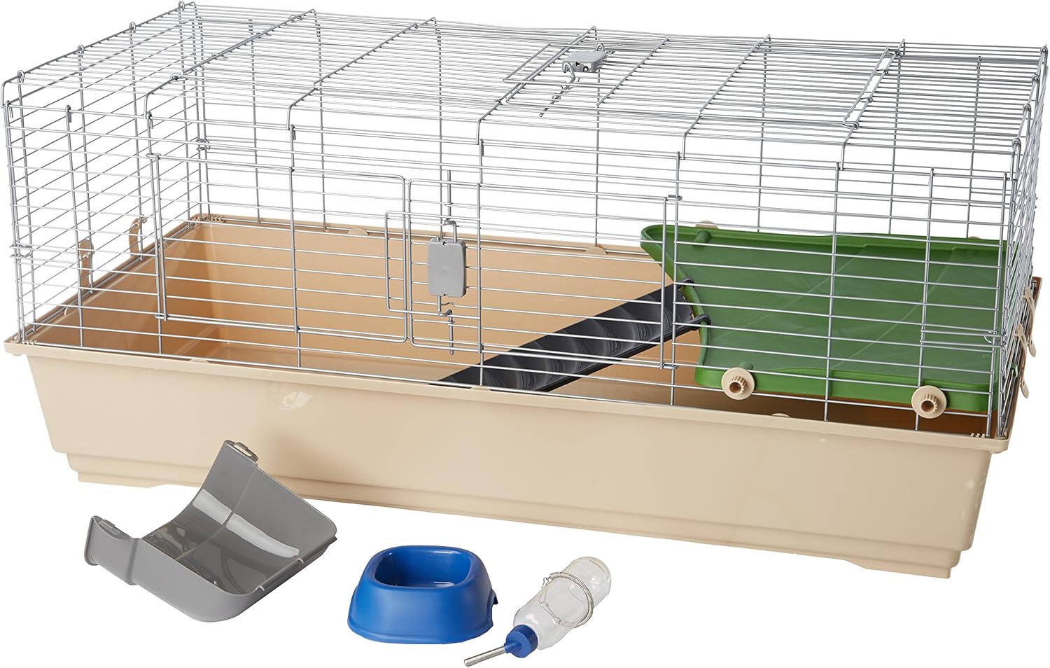 Amazon Basics Jumbo Top-Access Rabbit, Guinea Pig & Ferret Cage - feature view 12