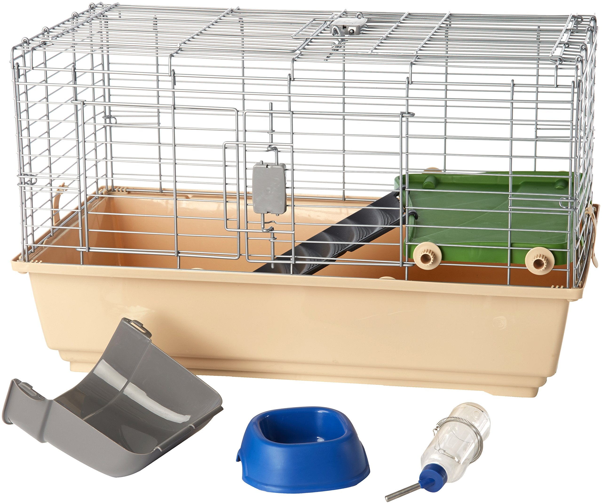 Amazon Basics Jumbo Top-Access Rabbit, Guinea Pig & Ferret Cage - detail view