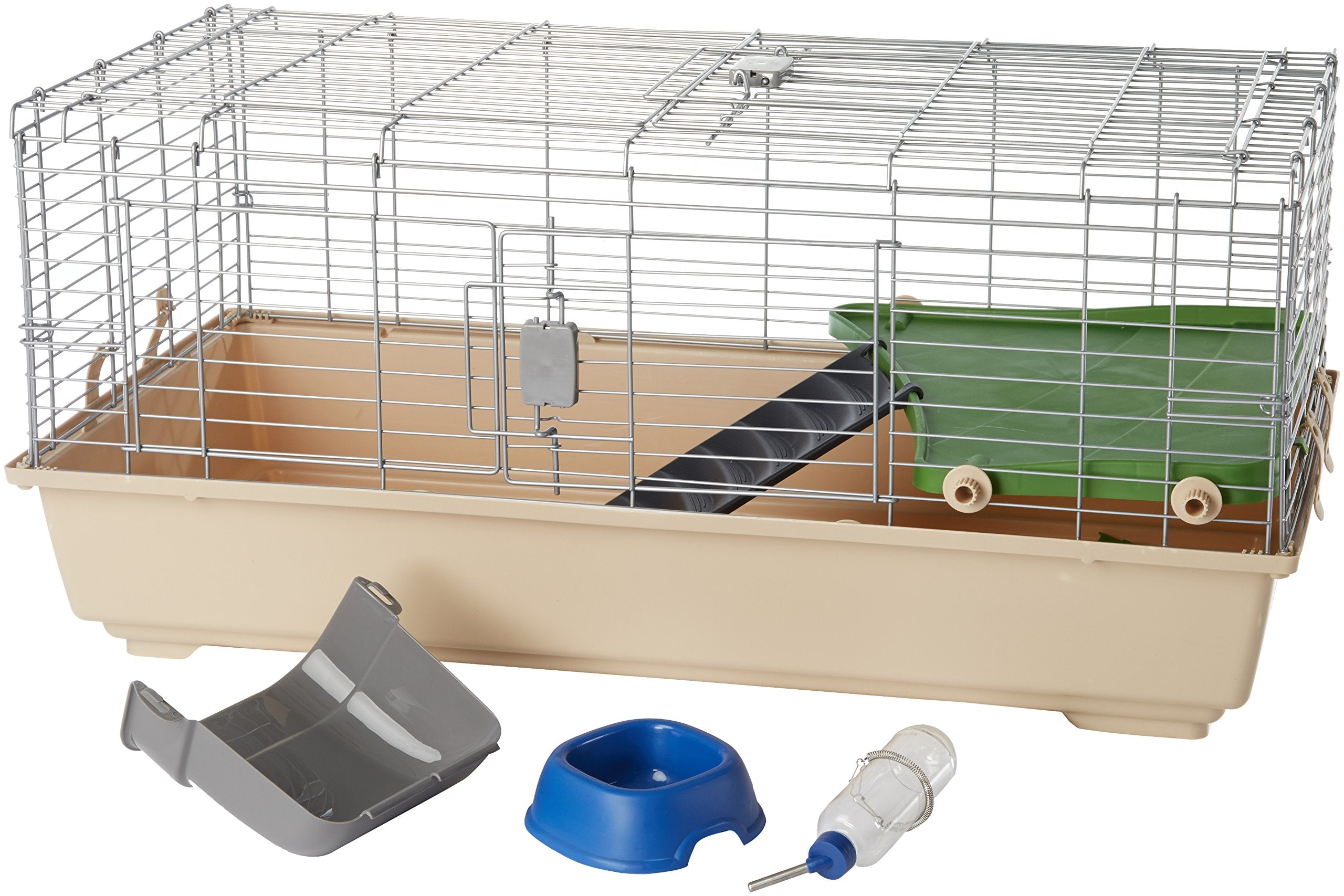 Amazon Basics Jumbo Top-Access Rabbit, Guinea Pig & Ferret Cage - feature view 8