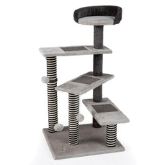 93 CM Tall Cat Tree Kitten Tower with Sisal and Jute Scratching Posts