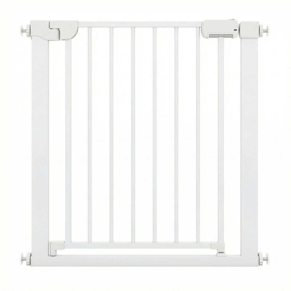 Baby Gate for Stairs Pressure Mounted Auto-Close Door Gate
