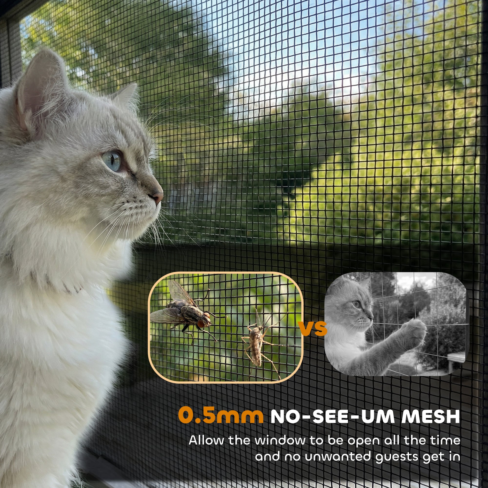 Catio Outdoor Cat Enclosure Wall-Mounted 2-Level Outdoor Cat House - view 4