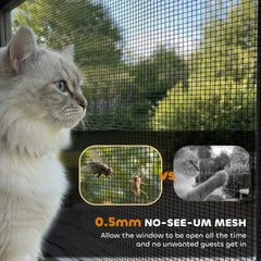 Catio Outdoor Cat Enclosure Wall-Mounted 2-Level Outdoor Cat House - view 4