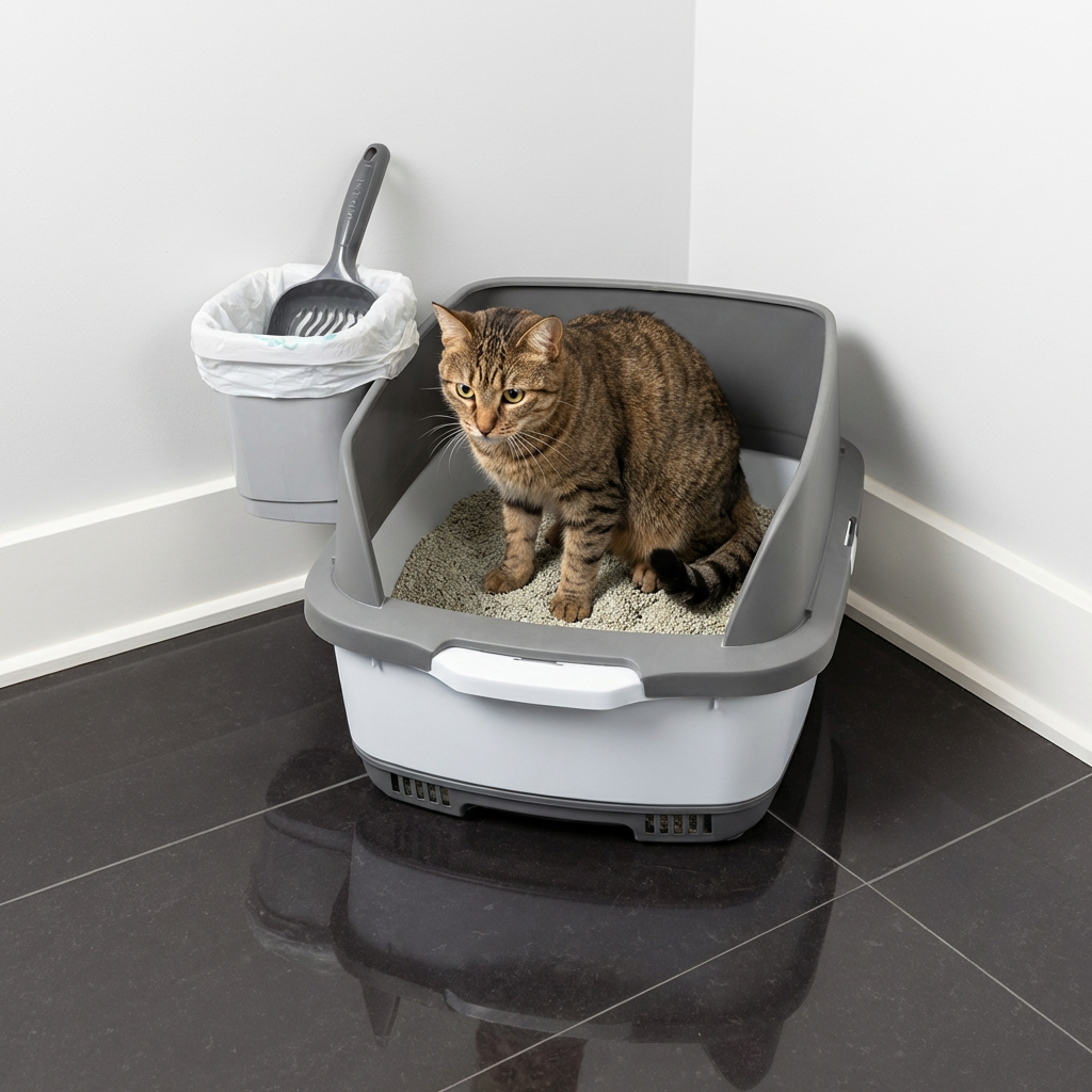 Cateco Odour-Eliminating Cat Litter Box | Airflow Starter Kit (Canada)