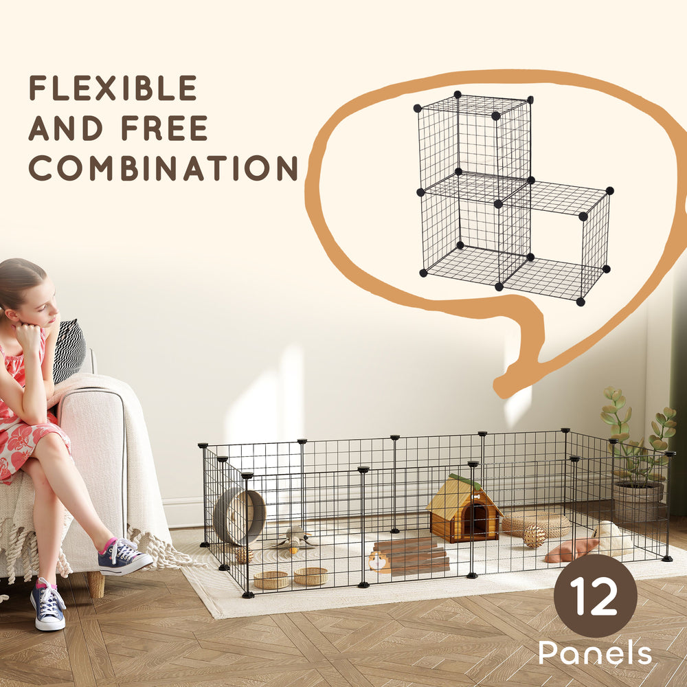 Pet Playpen, DIY Cage House for Small Animals, Guinea Pigs, Hedgehogs Small - view 3